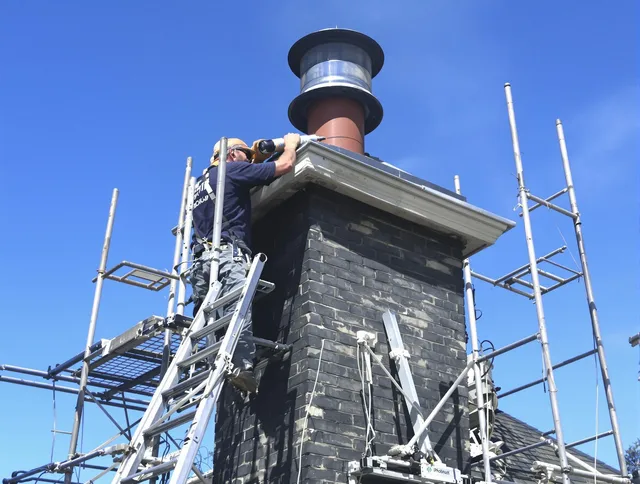 Sturdy chimney crown finished by Fairview Park Chimney Sweep in Fairview Park, OH