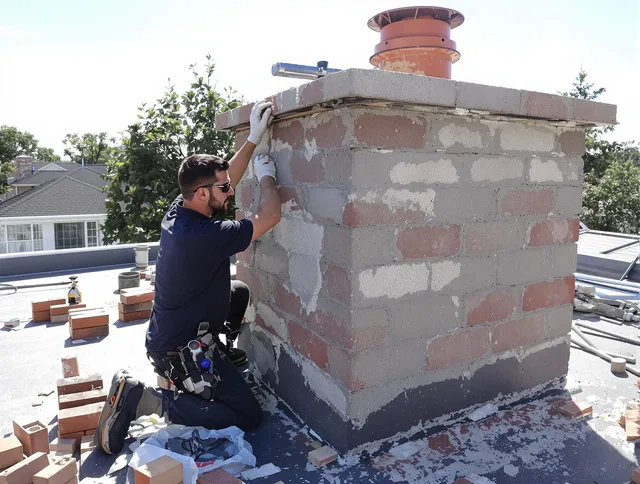 Advanced chimney repair process by Fairview Park Chimney Sweep in Fairview Park, OH