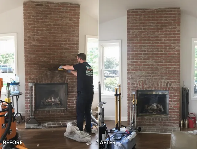 Finished chimney sweeping service by Fairview Park Chimney Sweep in Fairview Park, OH