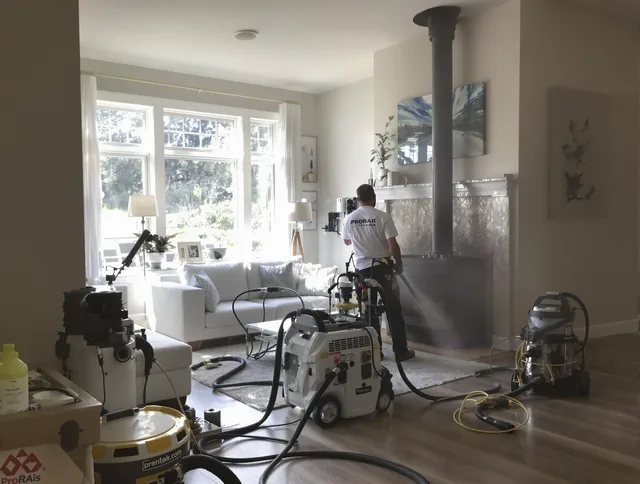 Soot removal service by Fairview Park Chimney Sweep for a fireplace in Fairview Park, OH